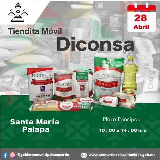 SantaMariaPalapa ¡Atencion Comunidad Este Viernes 28 de Marzo la TIENDITA jpg