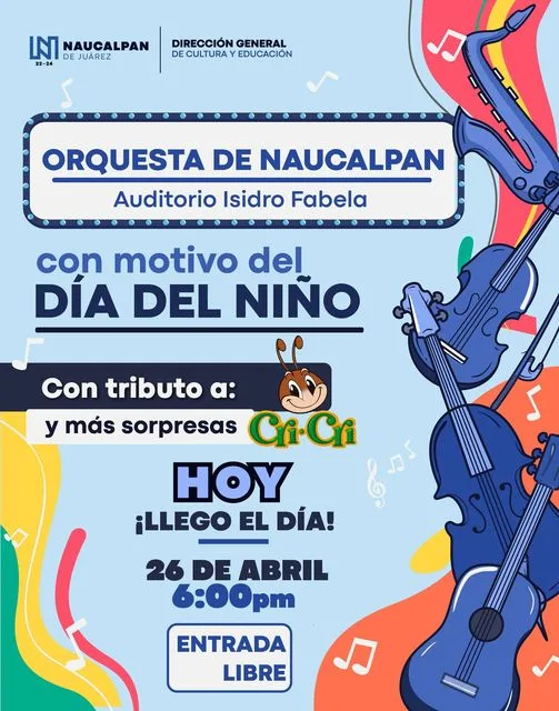 ¡Celebremos juntos el Dia del Nino con un gran concierto jpg