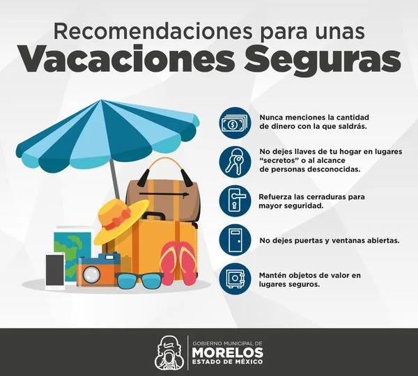 ¡Que estas vacaciones sean seguras para ti y tu familia jpg