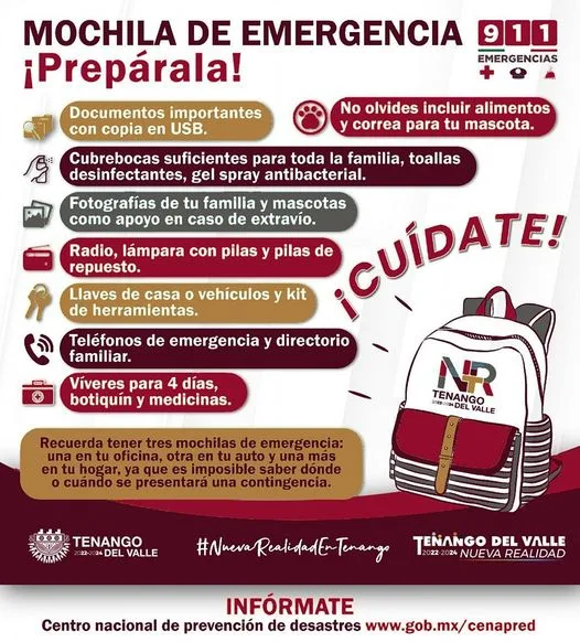 ¡Tener una mochila de emergencia pude marcar la diferencia ante jpg