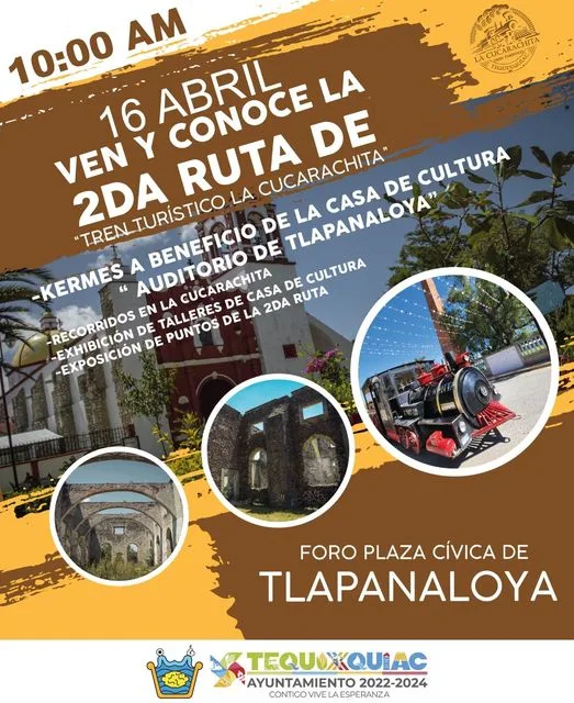 ¡VEN Y CONOCE LA SEGUNDA RUTA DEL TREN TURISTICO LA jpg