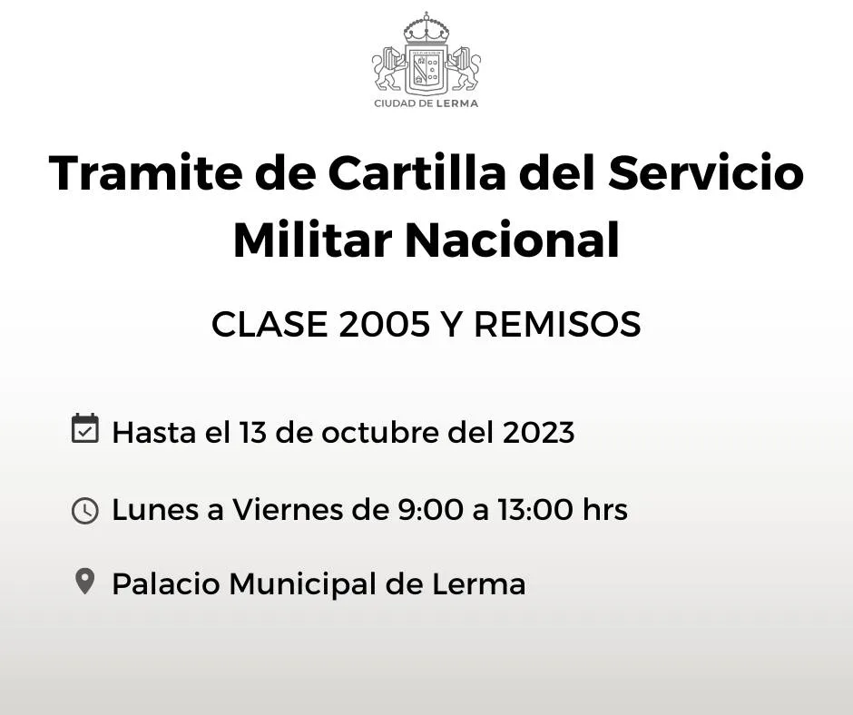 ¿Aun no has tramitado tu cartilla de servicio militar no jpg