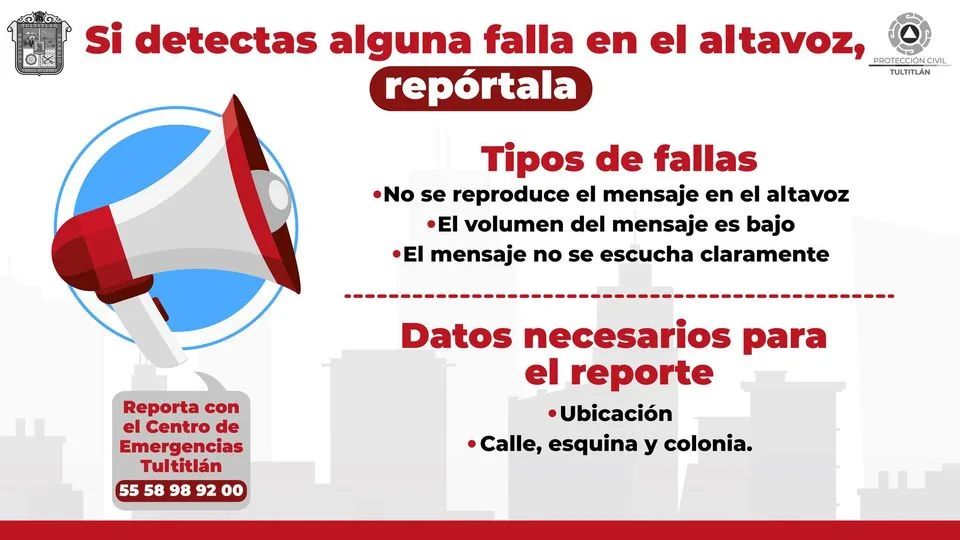 ¿No sono el altavoz de la AlertaSismica Reportalo al C4 jpg