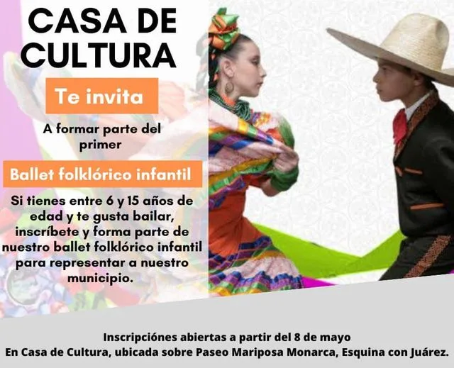 1683120107 Te invitamos a formar parte del Primer Ballet Folklorico Infantil jpg