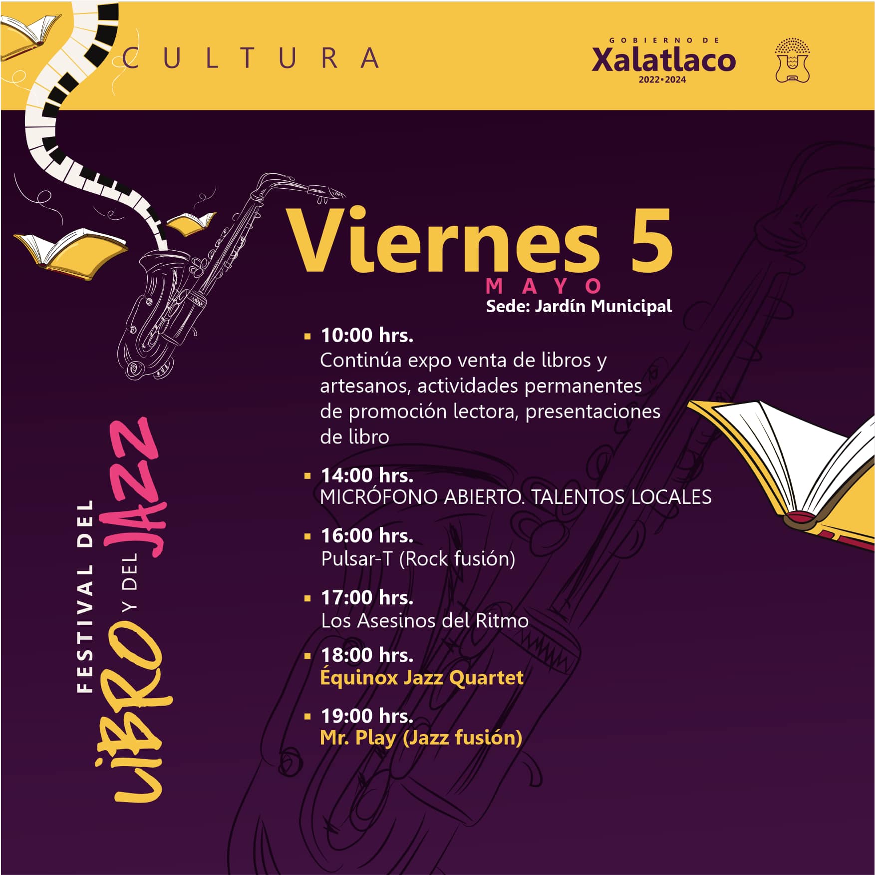 1683299899 266 Hoy viernes 05 de mayo continua el Festival del Libro