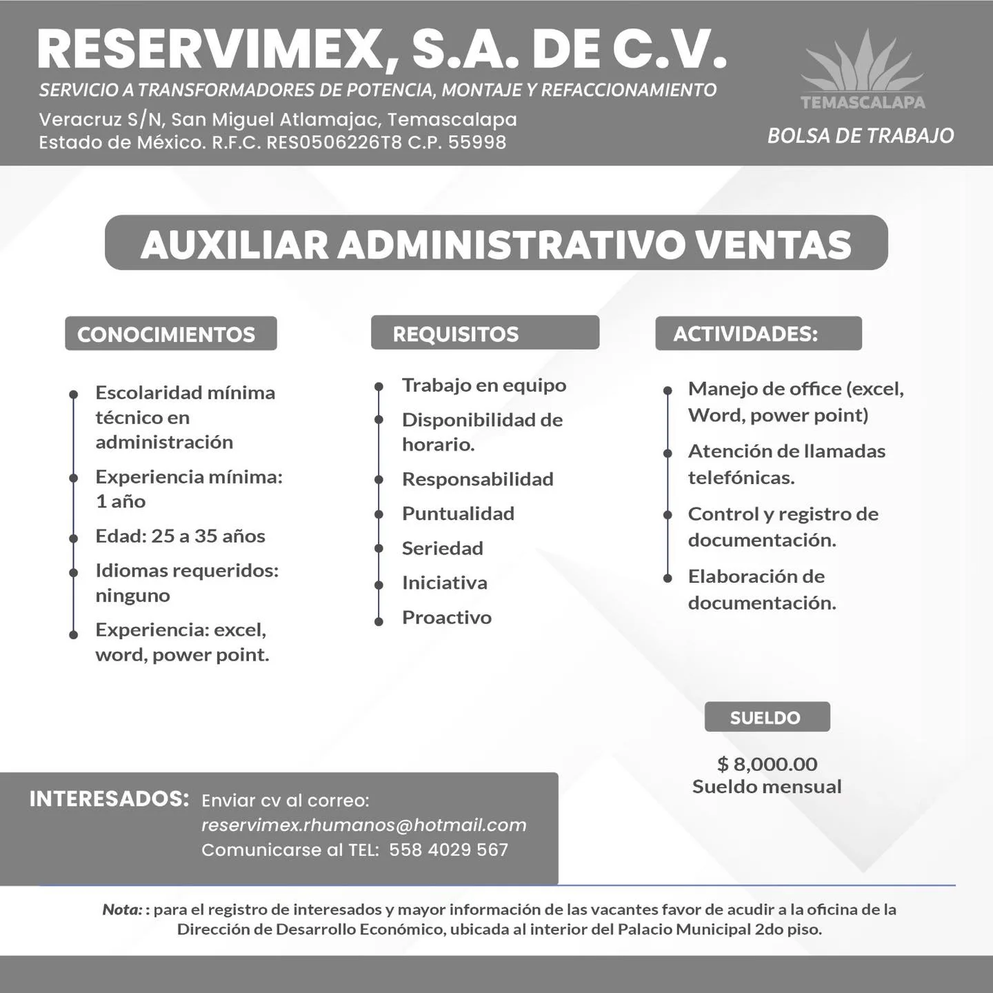 1683330113 Empleo Te compartimos las vacantes de empresas interesadas en jpg