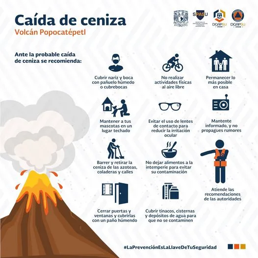 1683398084 Ante la reciente actividad del Volcan Popocatepetl se preve caida jpg