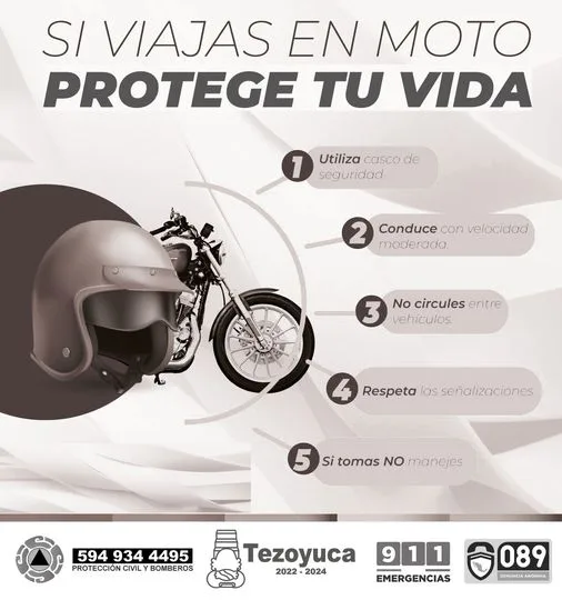 1683582639 Si viajas en motocicleta usa el casco Puede salvarte la jpg