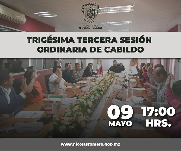 1683666113 Trigesima tercera Sesion Ordinaria de Cabildo jpg