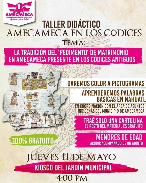 1683743860 Te invitamos al taller didactico de 𝐂𝐨́𝐝𝐢𝐜𝐞𝐬 𝐌𝐞𝐱𝐢𝐜𝐚𝐧𝐨𝐬 Te esperamos jpg