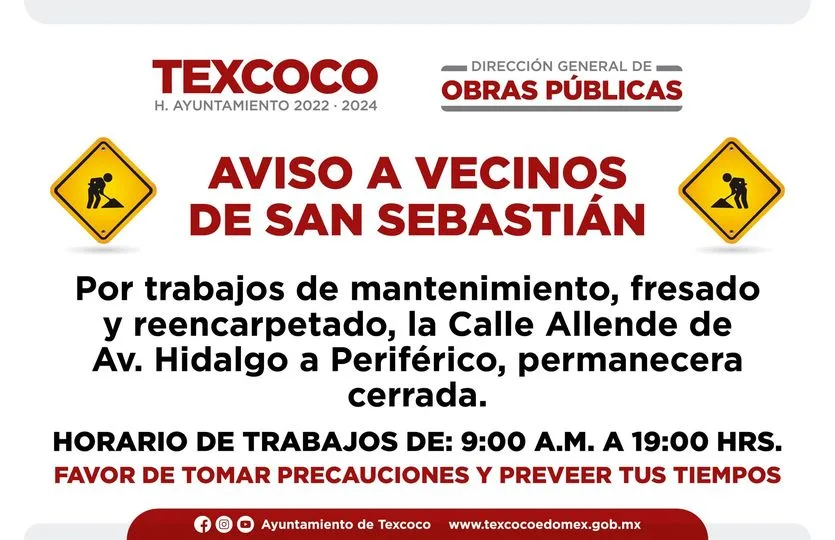 1683809438 AVISO IMPORTANTE Se mantendra cerrada la calle de Allende de jpg