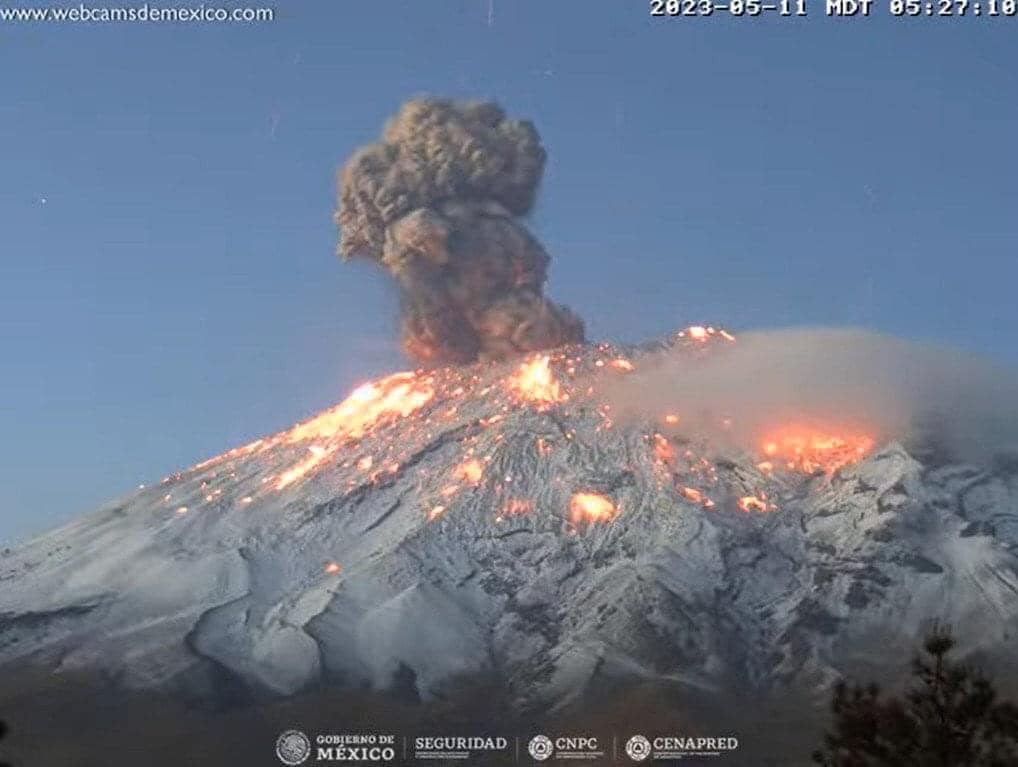 1683895518 991 El Semaforo de Alerta Volcanica del Popocatepetl