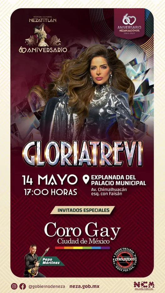 1683897224 No te pierdas a Gloria Trevi en concierto celebrando el jpg