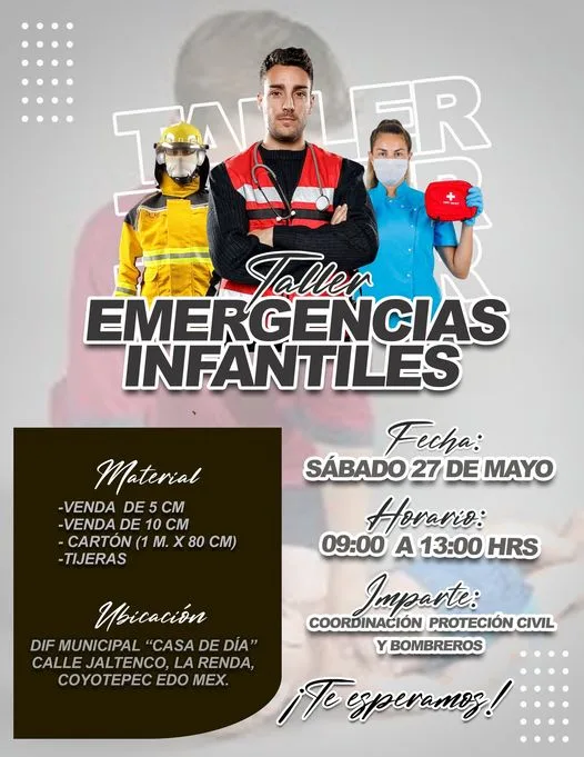 1683927707 I EmergenciasInfantiles Invitamos a los coyotepenses a inscribirse al taller jpg