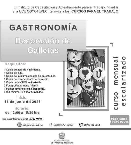 1684325084 I DECORACION DE GALLETAS Vecinas vecinos los invitamos a inscribirse jpg