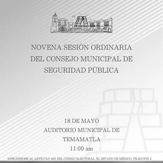 1684352133 Novena Sesion Ordinaria del Consejo Municipal de Seguridad Publica jpg