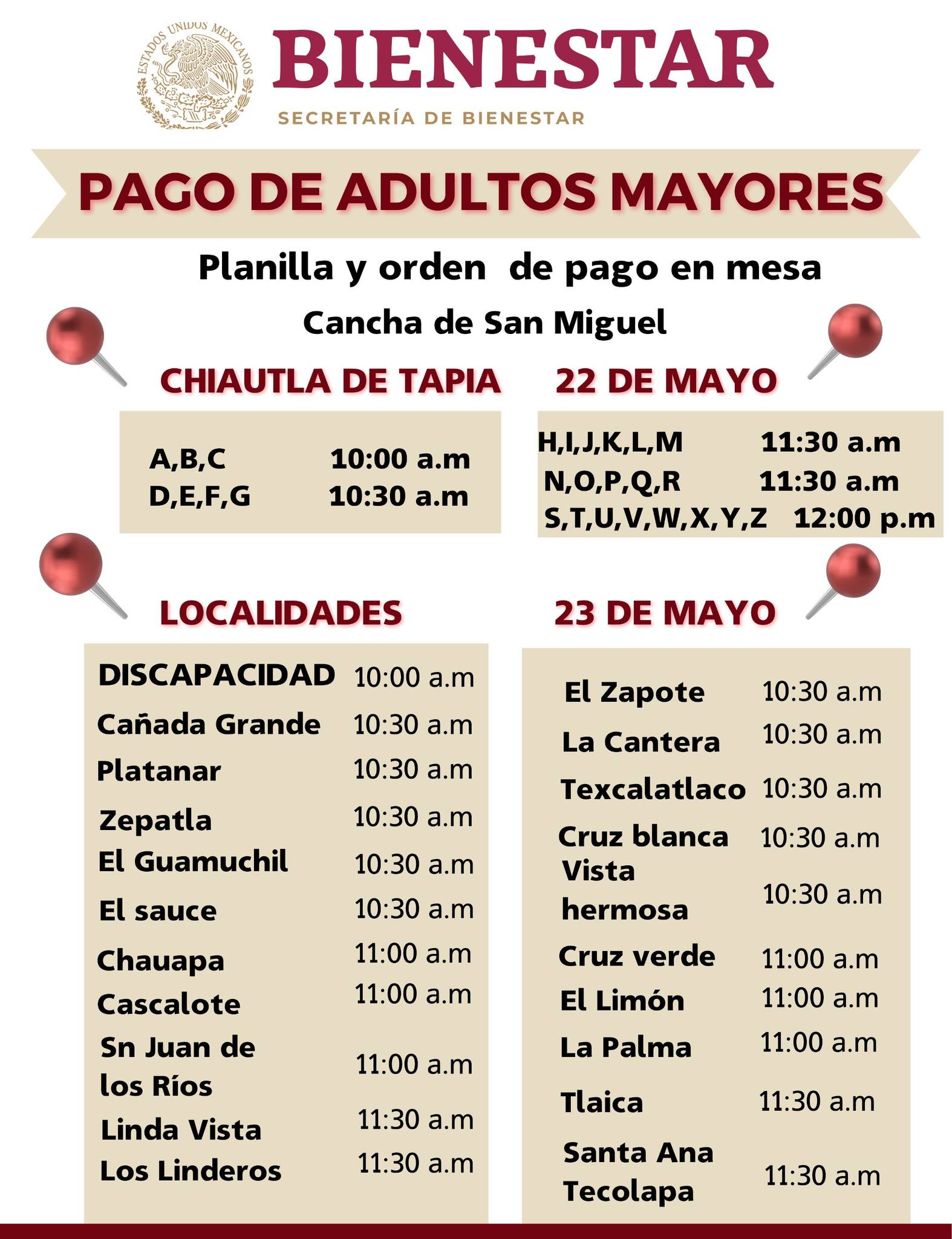 1684517059 566 Atencion Consulta el calendario y lugar para el PAGO DE