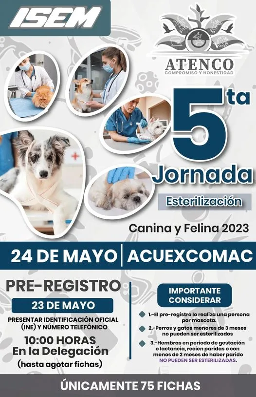 1684521173 QUINTA JORNADA DE ESTERILIZACION CANINA Y FELINA 2023 A traves jpg