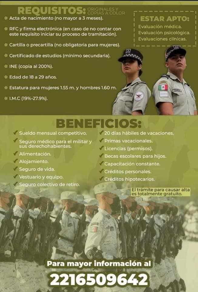 1684589480 368 Quieres formar parte de Guardia Nacional o de la Policia