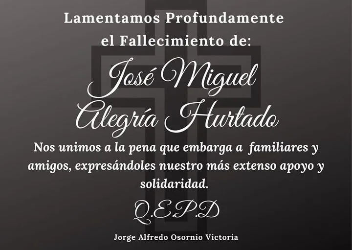 1684608292 Lamentamos el fallecimiento de nuestro amigo y companero Jose Miguel jpg