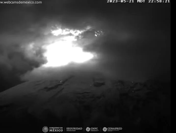 1684762903 EL VOLCAN POPOCATEPETL SIGUE CON ACTIVIDAD EN PARAMETROS NORMALES El jpg