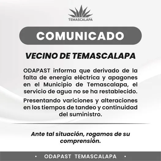 1684775685 ¡AVISO IMPORTANTE Temascalapa Odapast Agua jpg