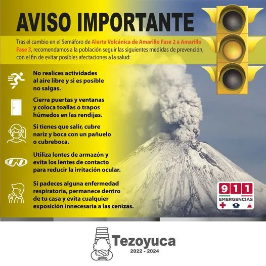 1684951566 Recuerda que el volcan Popocatepetl se encuentra en Semaforo Amarillo jpg