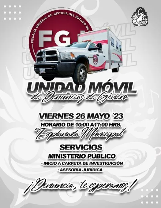 1684957255 UnidadMovil I Denuncias de Genero Acercate a la Unidad Movil jpg