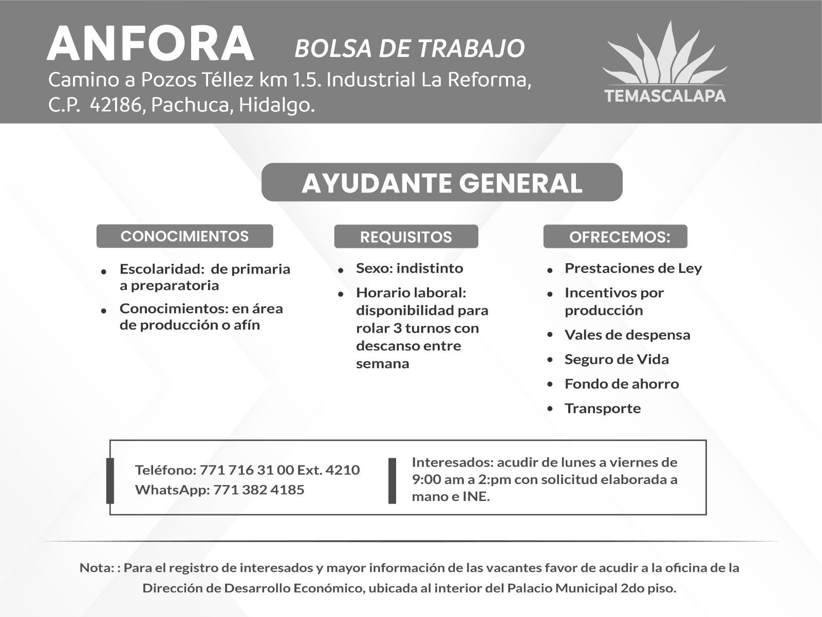 1685046504 278 Empleo Te compartimos las vacantes de empresas interesadas en