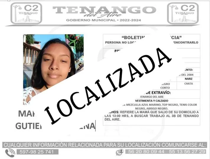 1685461538 Informamos que la joven la fue localizada jpg