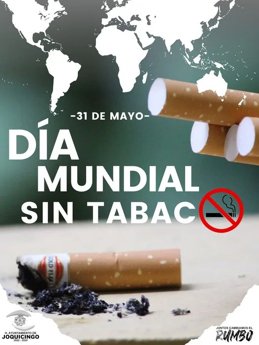 31 de mayo DiaMundialSinTabaco • El consumo de tabaco es jpg