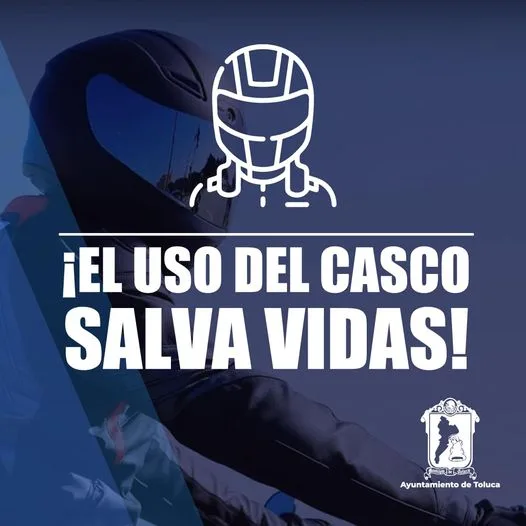 EducacionVial ¡Utilizar casco puede salvar tu vida Amiga y jpg