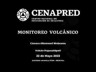 MANANA SE REALIZARAN PLATICAS DE PREVENCION SOBRE EL VOLCAN POPOCATEPETL