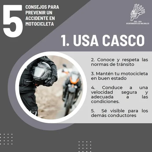 ¡5 consejos para prevenir un accidente en motocicleta jpg