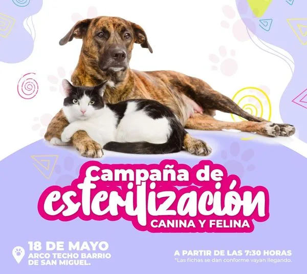 ¡ATENCION BARRIO DE SAN MIGUEL Existen varias razones para esterilizar jpg