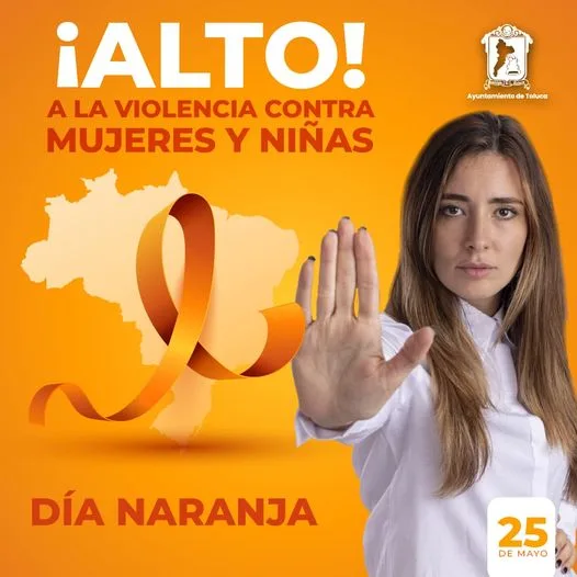 ¡Hoy es DiaNaranja Pongamos un alto a la violencia contra jpg