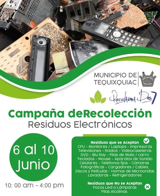 ¡Participa en la Campana de Recoleccion de Residuos Electronicos La jpg