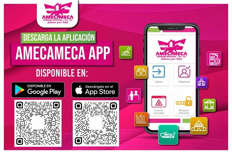 ¿Aun no tienes AmecamecaApp en tu telefono jpg