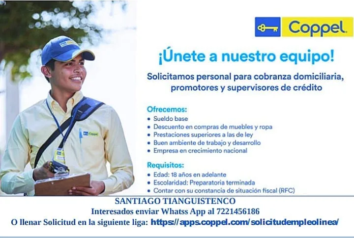 ¿Estas en busca de trabajo Tenemos las siguientes vacantes para jpg