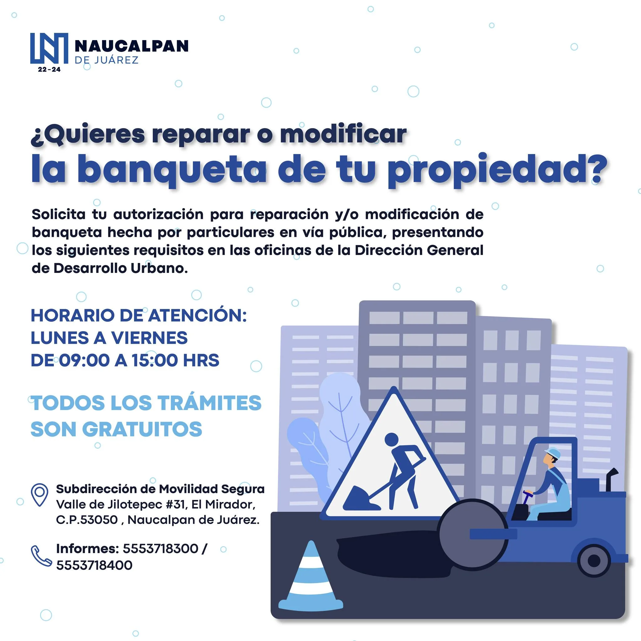 ¿Quieres reparar o modificar la banqueta de tu propiedad Solicita jpg