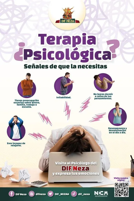 ¿Sabes cuando es necesario ir a terapia psicologica El DIF jpg