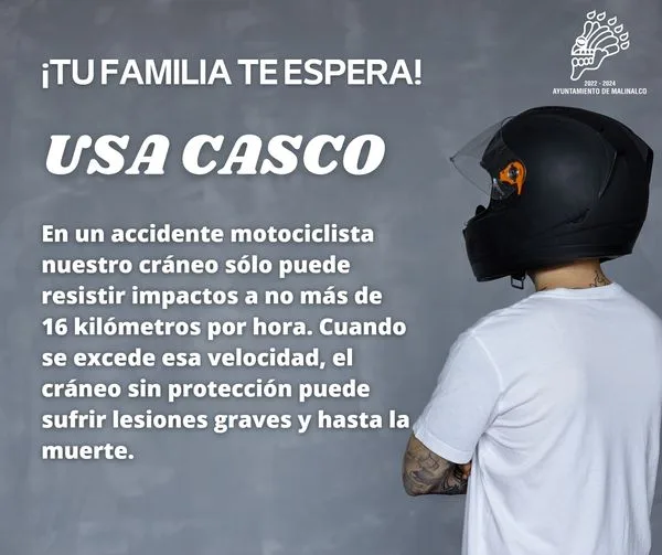 ¿Sabias que En un accidente motociclista nuestro craneo solo puede jpg