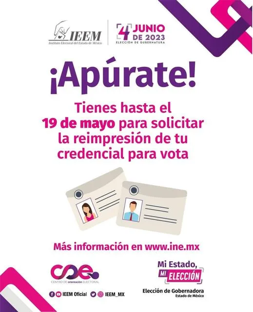 ¿Te robaron extraviaste o se deterioro tu credencial para votar jpg