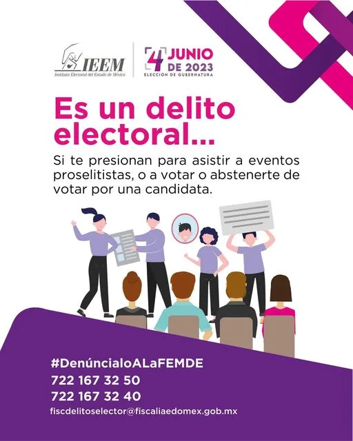 1685623961 Si eres victima o testigo de un delito electoral DenuncialoALaFEMDE jpg