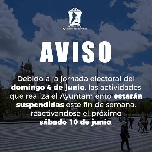 1685728539 AVISO Debido a la jornada electoral que se llevara jpg