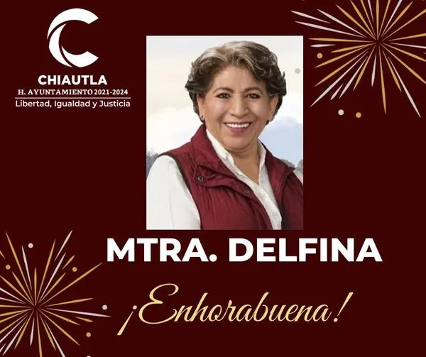 1685987381 El H Ayuntamiento de Chiautla felicita a la Mtra Delfina jpg