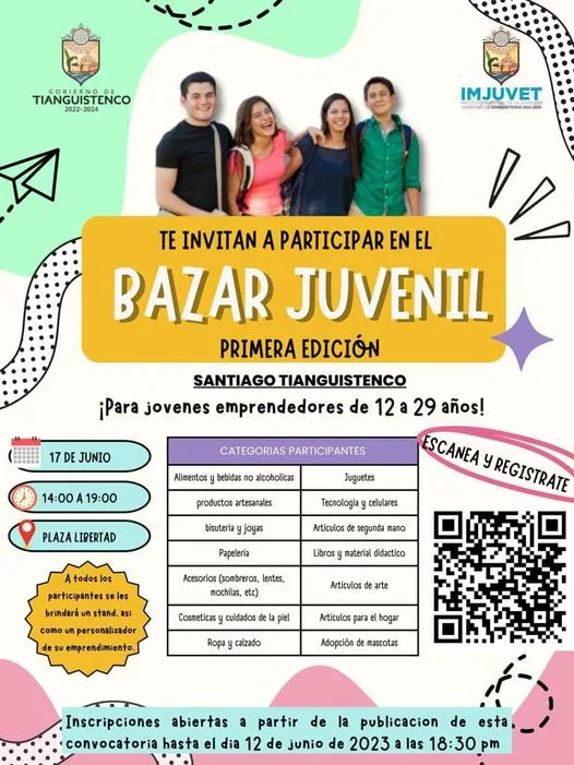 1686007729 Emprendedor joven tenemos un espacio para ti en el BazarJuvenil jpg