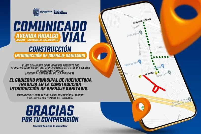 1686056018 COMUNICADO VIAL Informamos a la comunidad que el dia martes jpg