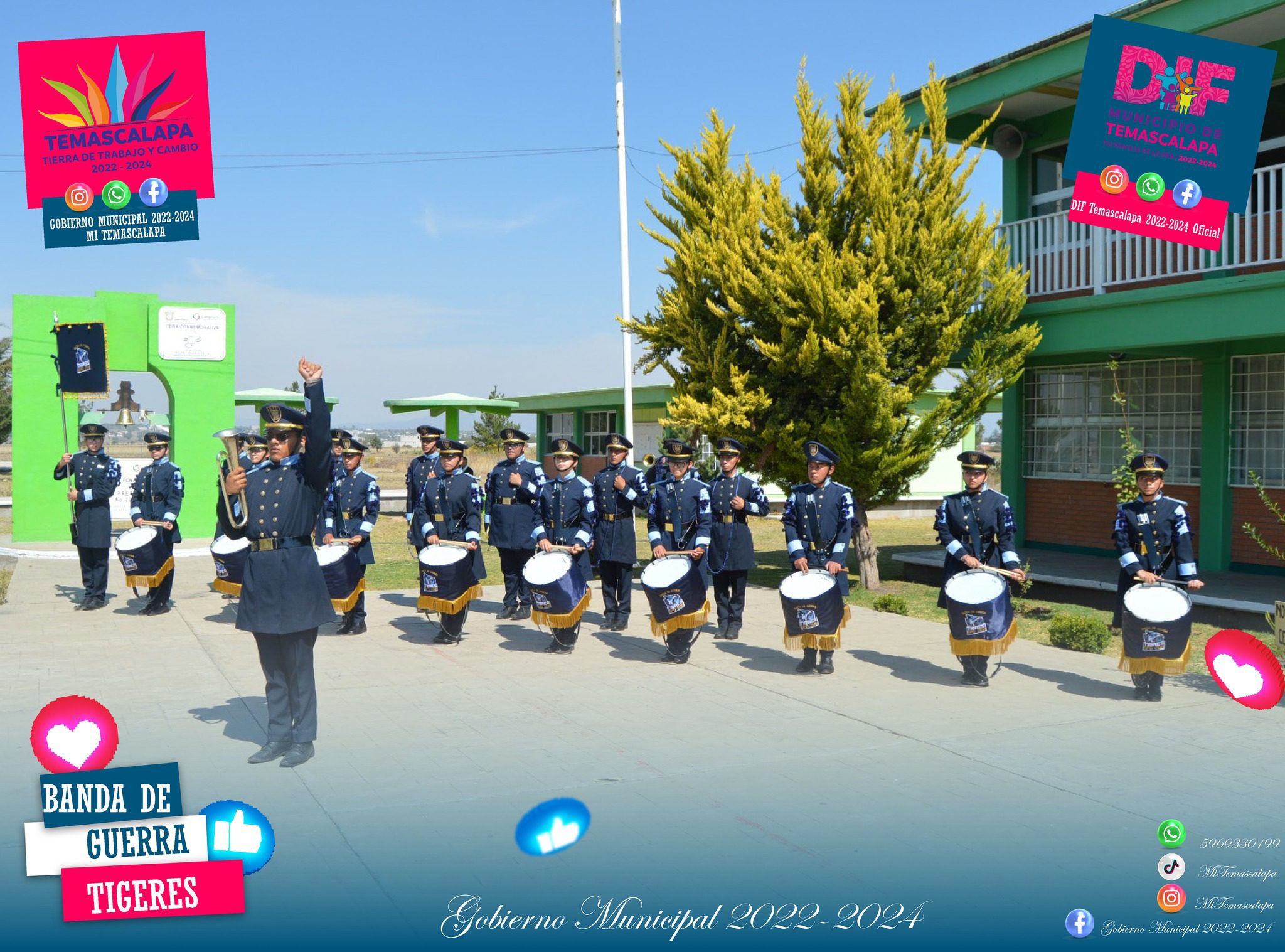 1686073704 457 La Banda de Guerra Tigres de la Escuela Preparatoria Oficial