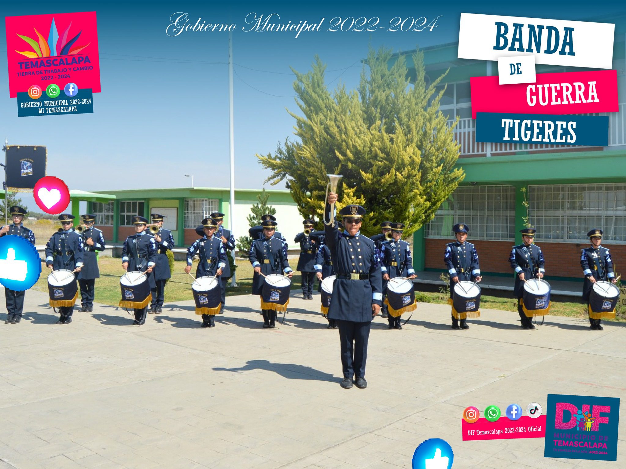 1686073721 260 La Banda de Guerra Tigres de la Escuela Preparatoria Oficial